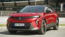 Renault Scenic E-Tech electric Design Preview in Iconic Red