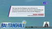 Chinese Foreign Ministry Spokesperson Wang Wenbin: Polisiya ng Pilipinas sa WPS, hindi makaaapekto sa maritime rights at territorial sovereignity ng China | BT