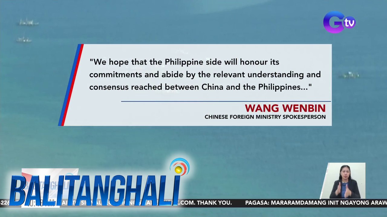 Chinese Foreign Ministry Spokesperson Wang Wenbin: Polisiya ng Pilipinas sa WPS, hindi makaaapekto sa maritime rights at territorial sovereignity ng China | BT