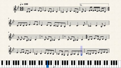 النوتة الموسيقية ,,,لمقطع الغناء,,,,,ماخطرتش على بالك يوم تسأل عني ,,, يامسهرنى,,,تدوين ماهر الغمرى