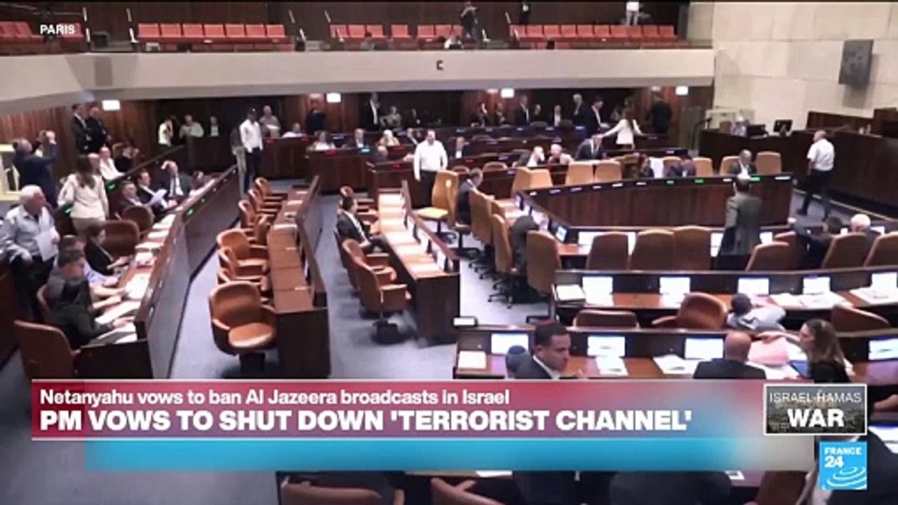 'Israel's parliament has empowered the prime minister to ban news networks'