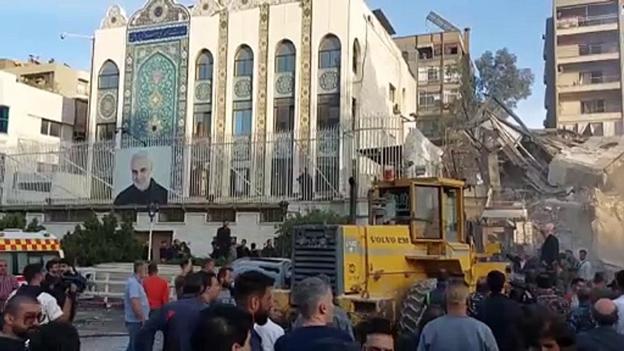 Israelischer Angriff auf iranische Botschaft in Damaskus