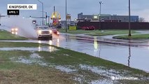Pounding hail, flooding rain and damaging winds rip from New Mexico to Illinois