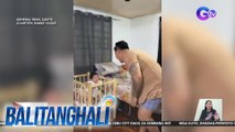 Sanggol na umiiyak, napapatahan ng amang hataw sa pagsayaw | BT