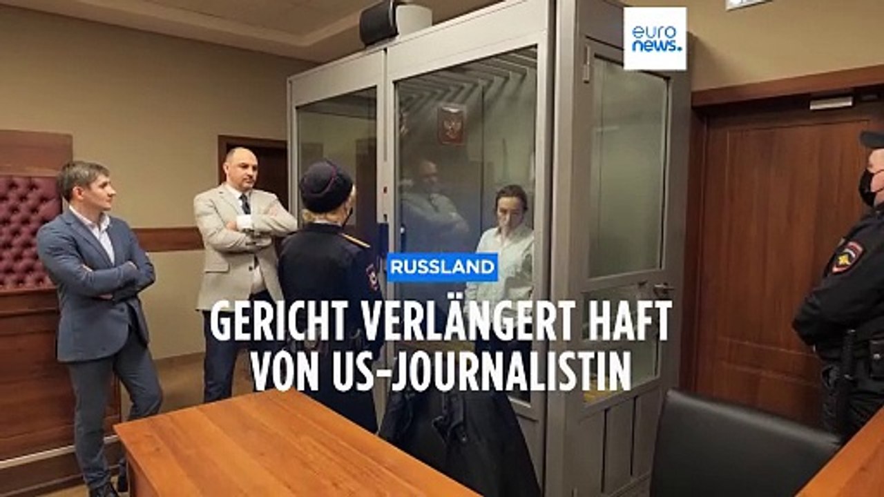 Russisches Gericht verlängert Haft von russisch-amerikanischer Journalistin