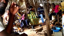 African village Traditional drinking Bar  Togo
