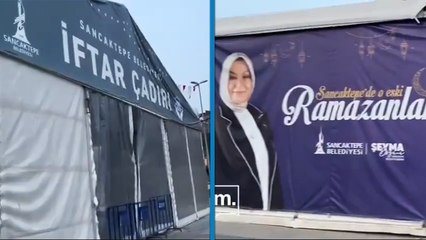 Sancaktepe'de AKP seçimi kaybedince belediyenin iftar çadırı açılmadı
