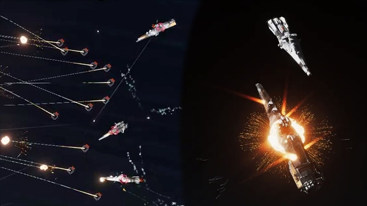Echtzeit-strategiespektakel falling frontier teast große weltraumschlachten an