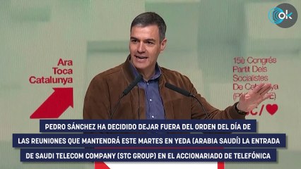 Sánchez deja fuera de la reunión con las autoridades saudíes la entrada de STC en Telefónica