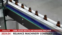 20ML GLASS BOTTLE ROTARY HIGH SPEED WASHING MACHINE RELIANCE MACHINERY
