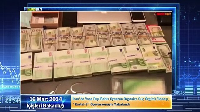 İran'da Yasa Dışı Bahis Oynatan Organize Suç Örgütü Elebaşı, Kartel-6 Operasyonuyla Yakalandı