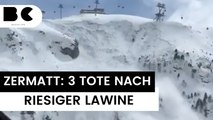 Mindestens drei Tote nach riesiger Lawine bei Zermatt