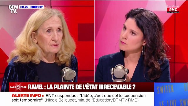 La ministre de l'Éducation Nicole Belloubet sur BFMTV: Je ne suis pas sûre que l'on puisse dire que l'État a une part de responsabilité dans l'assassinat de Samuel Paty