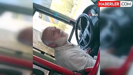 Özel halk otobüsü şoförüne ehliyetine el konuldu