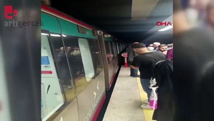 Marmaray'da intihar girişimi: Seferlerde aksama yaşanıyor
