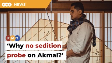 Why no sedition probe on Akmal posing with sword, says senator