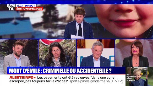Extraits de BFMTV avec Benjamin Duhamel évoquant l'affaire du petit Emile