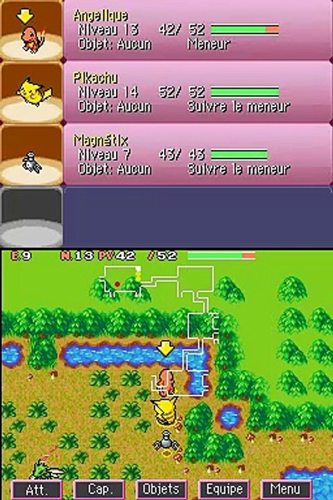 Pokémon Donjon Mystère : Équipe de secours bleue online multiplayer - nds