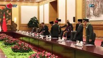 Momen Pertemuan Menhan RI Prabowo dengan Presiden China Xi Jinping