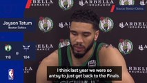 Celtics learning from past mistakes - Tatum