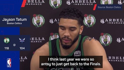 Celtics learning from past mistakes - Tatum