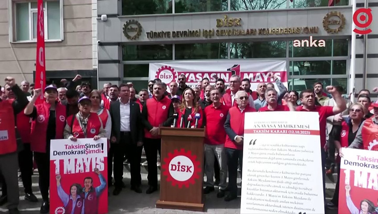 Arzu Çerkezoğlu duyurdu: DİSK 1 Mayıs'ta yüzünü Taksim'e dönüyor!