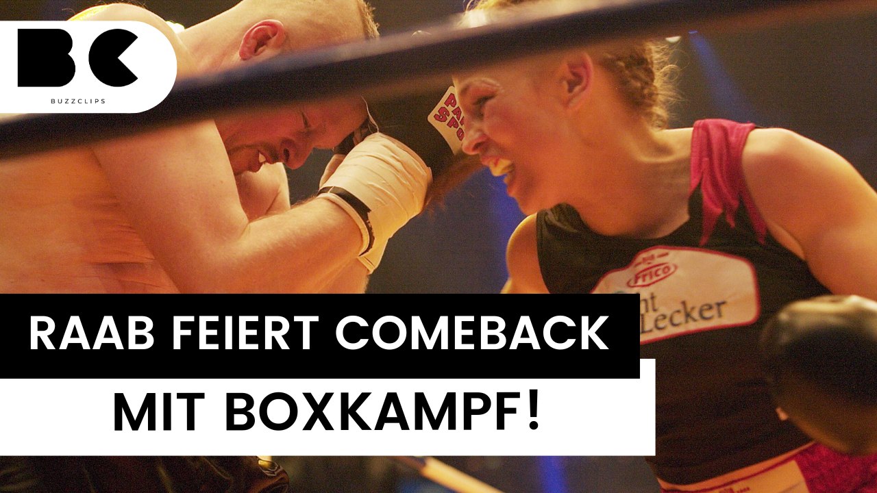 Stefan Raab: Comeback mit Boxkampf gegen Regina Halmich!