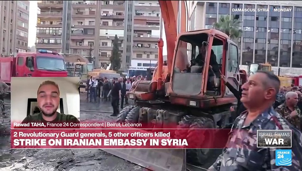 Israel bombs Iran embassy in Syria, Iranian commanders among dead
