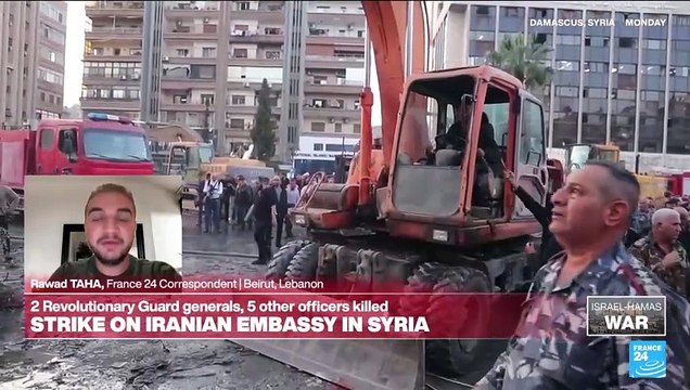 Israel bombs Iran embassy in Syria, Iranian commanders among dead