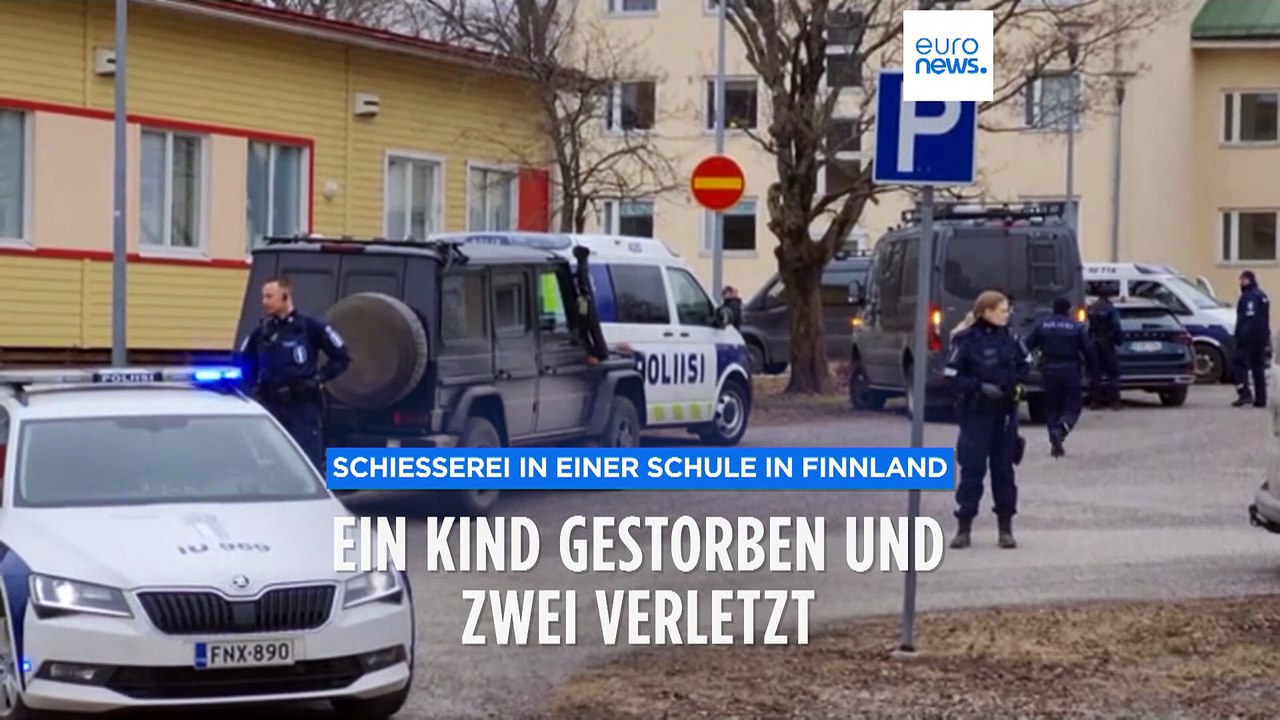 Schießerei an einer Schule in Finnland: Ein 12-jähriges Kind ist tot