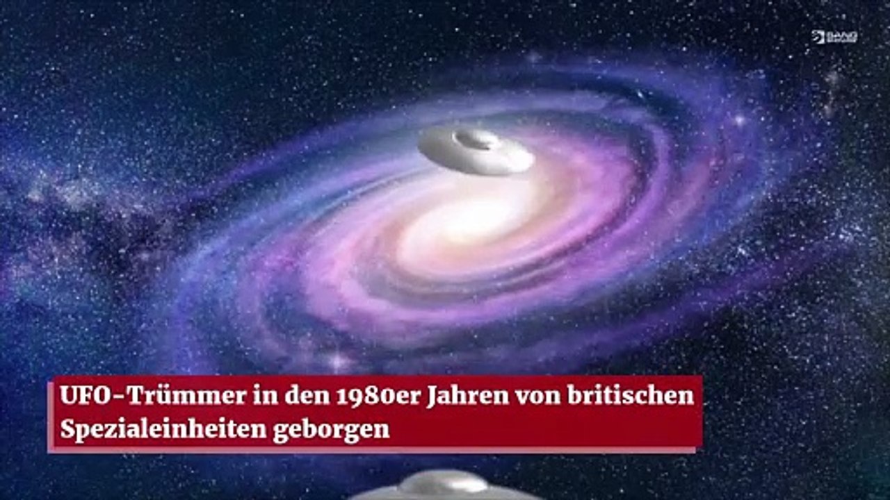 UFO-Trümmer in den 1980er Jahren von britischen Spezialeinheiten geborgen