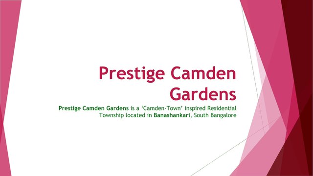 Luxury Redefined: Prestige Camden Gardens - Your Gateway to Opulent Living