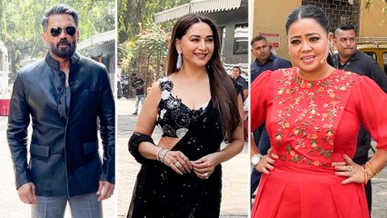 Madhuri Dixit, Bharti Singh & Suniel Anna Glamp Up For The Fresh Episode Shoot Of Dance Deewane 4