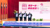 Competition in Taiwan Offers Cash Prize for Quitting Smoking