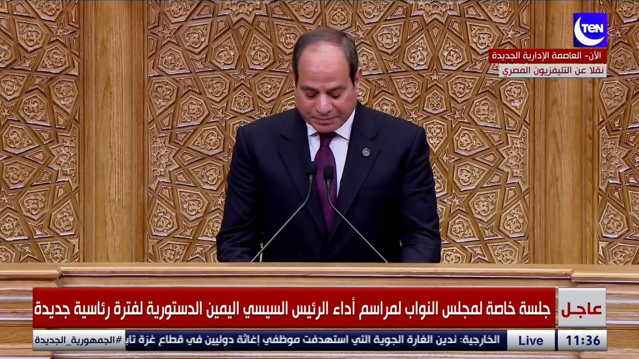 الرئيس السيسي يوجه الشكر لكل المصريين على تجديد الثقة لفترة رئاسية جديدة