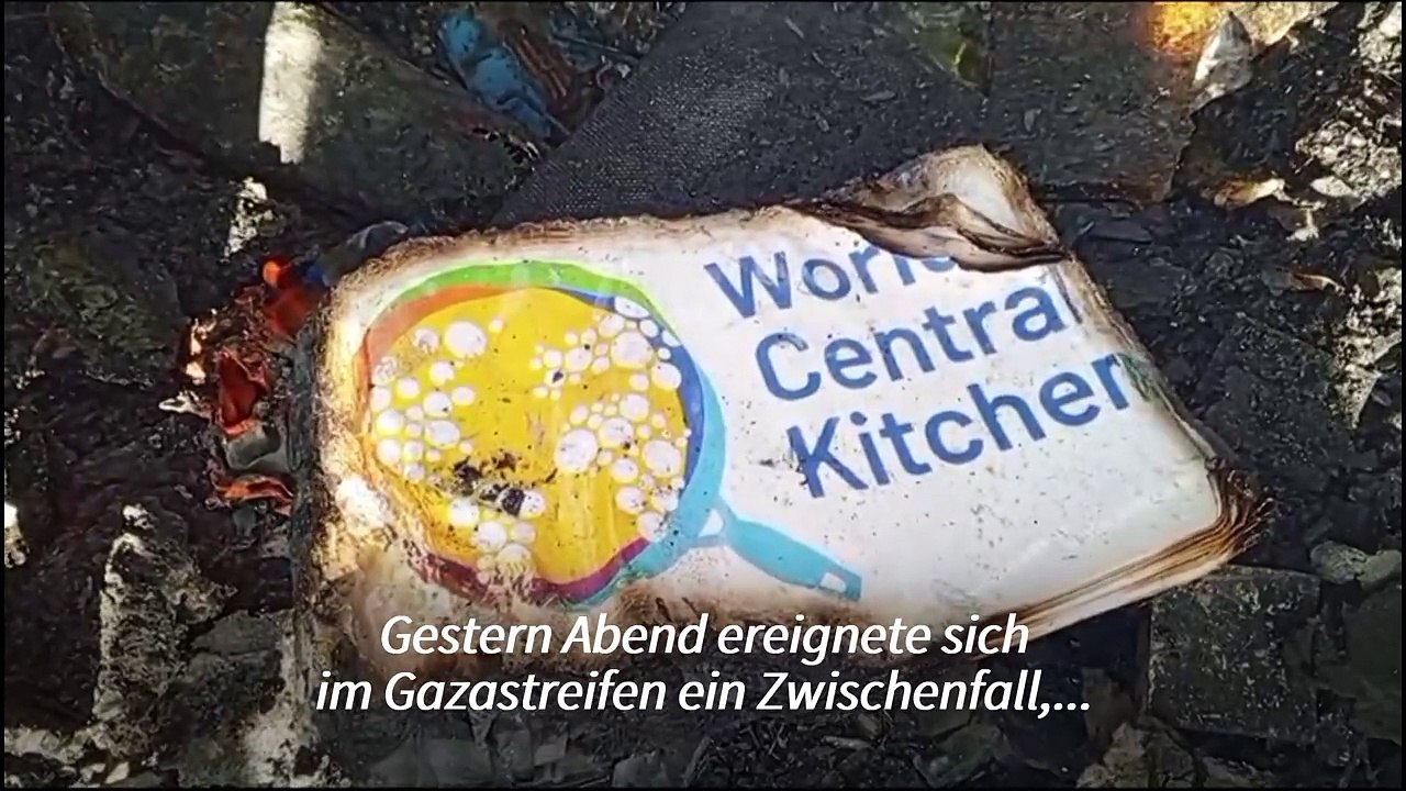 Angriff auf Helfer in Gaza: Israel verspricht Aufklärung