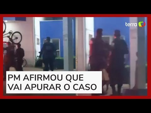 Policiais agridem e arremessam bicicleta em homem no Pará