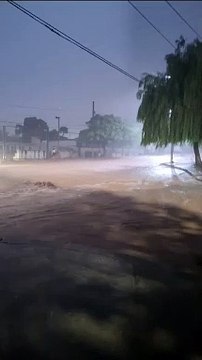 Fuerte temporal en Aguas Blancas