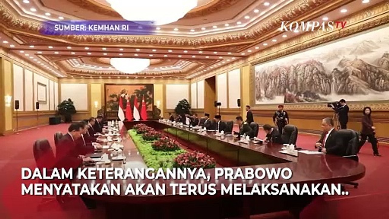 Momen Pertemuan Menhan Prabowo dan Xi Jinping di China