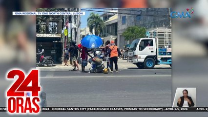2 sugatan sa salpukan ng motorsiklo at kotse | 24 Oras