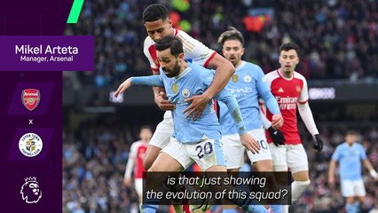 Arteta explains Arsenal's evolution into title challengers