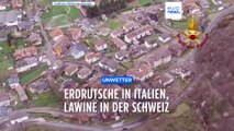 Erdrutsche in Italien - Lawine mit 3 Toten in Zermatt in der Schweiz