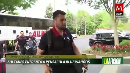 Sultanes de Monterrey ya están en Pensacola para juegos de exhibición ante Blue Wahoos