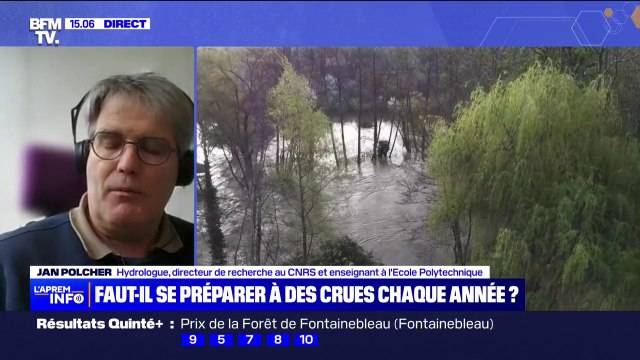 Crues: Cela fait plusieurs années qu'on prévoit que les hivers vont devenir plus humides , explique cet hydrologue