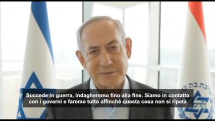 Netanyahu: colpiti involontariamente innocenti di WCKitchen