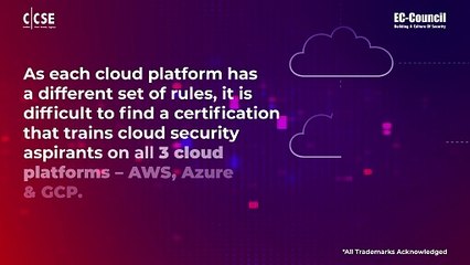 Learn AWS, Azure and GCP in cloud security