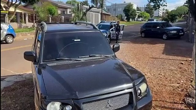 Pajero furtada em São Paulo é recuperada pela GM no Cascavel Velho