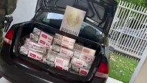 Condutor é preso ao ser flagrado com 250 pacotes de cigarros do Paraguai, em Umuarama