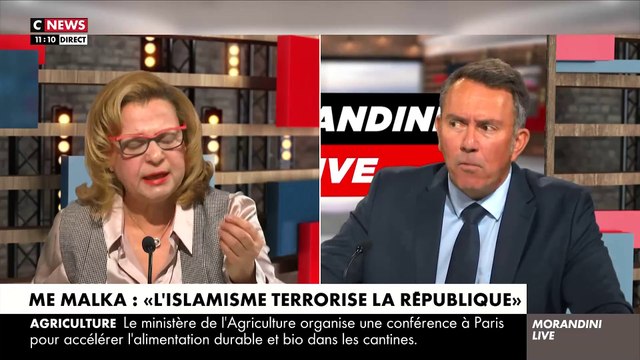 Nadia Bey provoque la colère de Jean-Marc Morandini en affirmant que le proviseur menacé par les islamistes à Paris, ce n'est qu'un fait divers monté : Non madame, c'est une victoire des islamistes, un échec de la République! - VIDEO