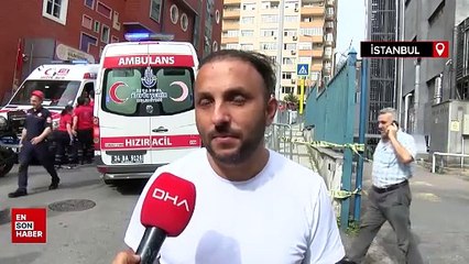 Beşiktaş'taki yangının çıkışını görenler konuştu
